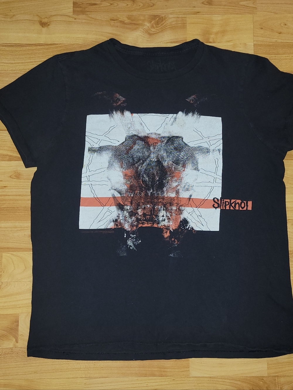 Slipknot Thrashed Bundle: Men's Faded Black XL + Black Large Band Graphic Tees - Picture 5 of 10